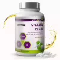 Vita2you Vitamin K2 D3 Kapseln 10 000 Ie K2 200μg K2vital 180 St