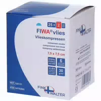 Fiwa Vlieskompressen 7,5x7,5 cm Steril