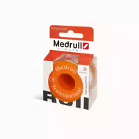 Fixierpflaster Rolle Transparent Heftpflaster mit 1 st