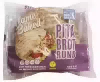 Flame Baked Pita Brot Rund