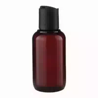 Flasche Pet Braun Schmal mit Disc Top 100 ml