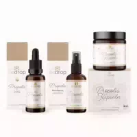 Bedrop Propolis Einsteiger Set | Spray, 20% Tinktur & Kapseln | Für Kinder & Erwachsene 180 G