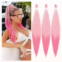 Flechthaar Kunsthaar Boxbraids 20 50 8cm 20 Zoll 3er Pack 1 st
