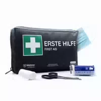 Flexeo Kfz Verbandtasche nach Din 13164, Schwarz