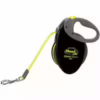 Flexi Neon Giant, 8 m mit Gurt Hundeleine Flexileine Bis 50 kg