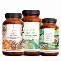 Flora Balance Paket: Florasamen, Florazauber & Pilzkraft Naturtreu
