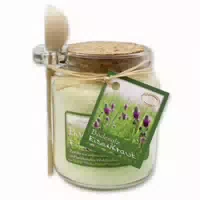 Badesalz Eisenkraut Mit Bio Schafmilch Glas Mit Holzlöffel