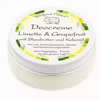 Florex Deocreme Limette & Grapefruit Aluminiumfrei mit Sheabutter, Kokosöl & Zink | Vegan
