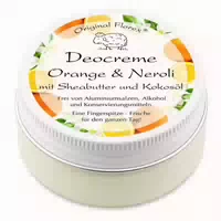 Florex Deocreme Orange & Neroli Aluminiumfrei mit Sheabutter, Kokosöl & Zink | Vegan