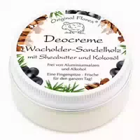 Florex Deocreme Wacholder Sandelholz Aluminiumfrei mit Sheabutter, Kokosöl & Zink | Vegan