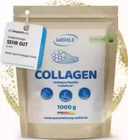 Wehle Sports Kollagen Pulver 1 kg Kollagenhydrolysat Peptide Typ I, Ii & Iii Testsieger