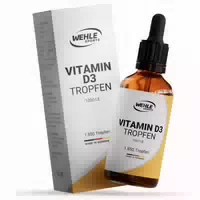 Wehle Sports Vitamin D3 Tropfen 50 ml 1000 Ie Vitamin D3 Pro Tropfen