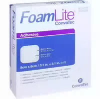 Foam Lite Convatec Adhäsiv Pu Schaumverband 8x8 Cm