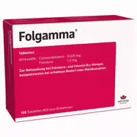 Folgamma 100 st Tabletten