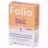 Folio 1 Basic Jodfrei 90 st Filmtabletten