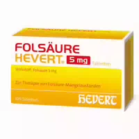 Folsäure Hevert 5 mg 100 st Tabletten