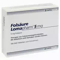 Folsäure Lomapharm 5 mg Tabletten 100 st