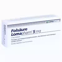 Folsäure Lomapharm 5 mg Tabletten 50 st