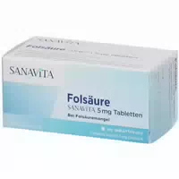 Folsäure Sanavita 5 mg Tabletten 100 st