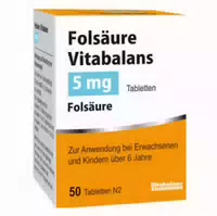 Folsäure Vitabalans 5 Mg Tabletten