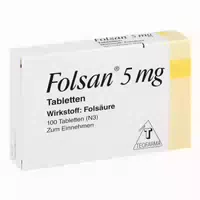 Folsan 5 mg Tabletten 100 st
