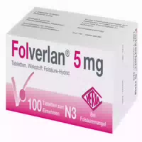 Folverlan 5 mg Tabletten 100 st Tabletten