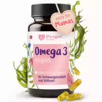 Pregnivital Omega 3 für Schwangere, Vegan 450mg Dha Epa 60 st