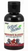 Now Foods Better Stevia Liquid Granatapfel Blaubeere