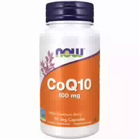 Now Foods, Coq10 mit Weißdornbeere,100mg
