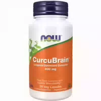 Now Foods, Curcubrain™, 400mg Kurkuma Wurzelextrakt