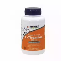 Now Foods, Double Strength l Theanine, 200mg