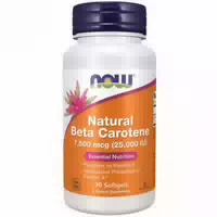 Now Foods Natürliches Beta Karotin 7500 Mcg