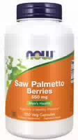 Now Foods, Saw Palmetto Berries Sägepalme , 550mg