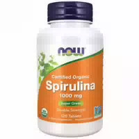 Now Foods Bio Spirulina Doppelte Stärke, 1000 mg