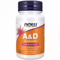 Now Foods Vitamin A & D 10 000 400 Ie