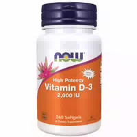 Now Foods, Vitamin D3 Depot, 2 000iu, Cholecalciferol, Weichkapseln
