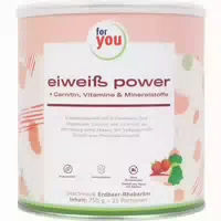 For You Ehealth Eiweiß Power Erdbeer Rhabarber