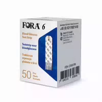 Fora 6 Blutzucker Teststreifen 50 st Teststreifen