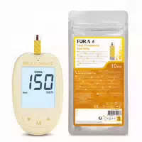 Fora 6 Connect Cholesterin Messgerät mg dl für Zuhause Bluetooth Sync Lila