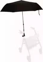 Foreversenior Regenschirmhalter für Rollatoren Höhenverstellbarer Rollatorschirm