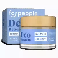 Forpeople – Sensitiv Bio Deocreme ohne Duft, Sanft & Aluminiumfrei 50 g