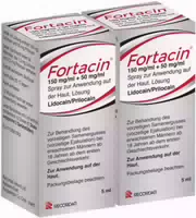 Fortacin 150 mg Pro ml 50 mg Pro ml 5 ml Spray zur Anwendung auf der Haut 2 X 5 ml