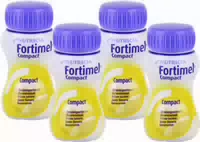 Fortimel Compact 2 4 Bananengeschmack 4 X 125 ml Flüssigkeit