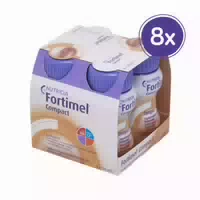 Fortimel Compact 2 4 Trinknahrung Cappuccino 8x4x125 Ml Flüssigkeit