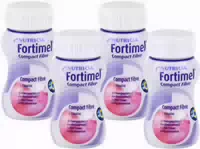 Fortimel Compact Fibre 2 4 Trinknahrung Erdbeere 8x4x125 ml Flüssigkeit