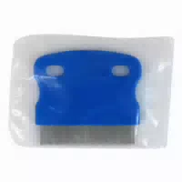 Nissenkamm Metall Blauer Griff 1 St