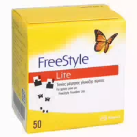 Freestyle Lite Teststreifen ohne Codieren 50 st Teststreifen