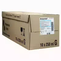 Ampuwa Glasflasche Injektions Infusionslösung 10x250 Ml Injektions Infusionslösung