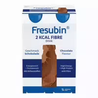 Fresubin 2 Kcal Fibre Trinknahrung Schokolade 4x200 Ml Lösung