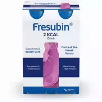 Fresubin 2 Kcal Trinknahrung Waldfrucht | Aufbaukost & Nahrung mit Vitamin D für Mehr Energie